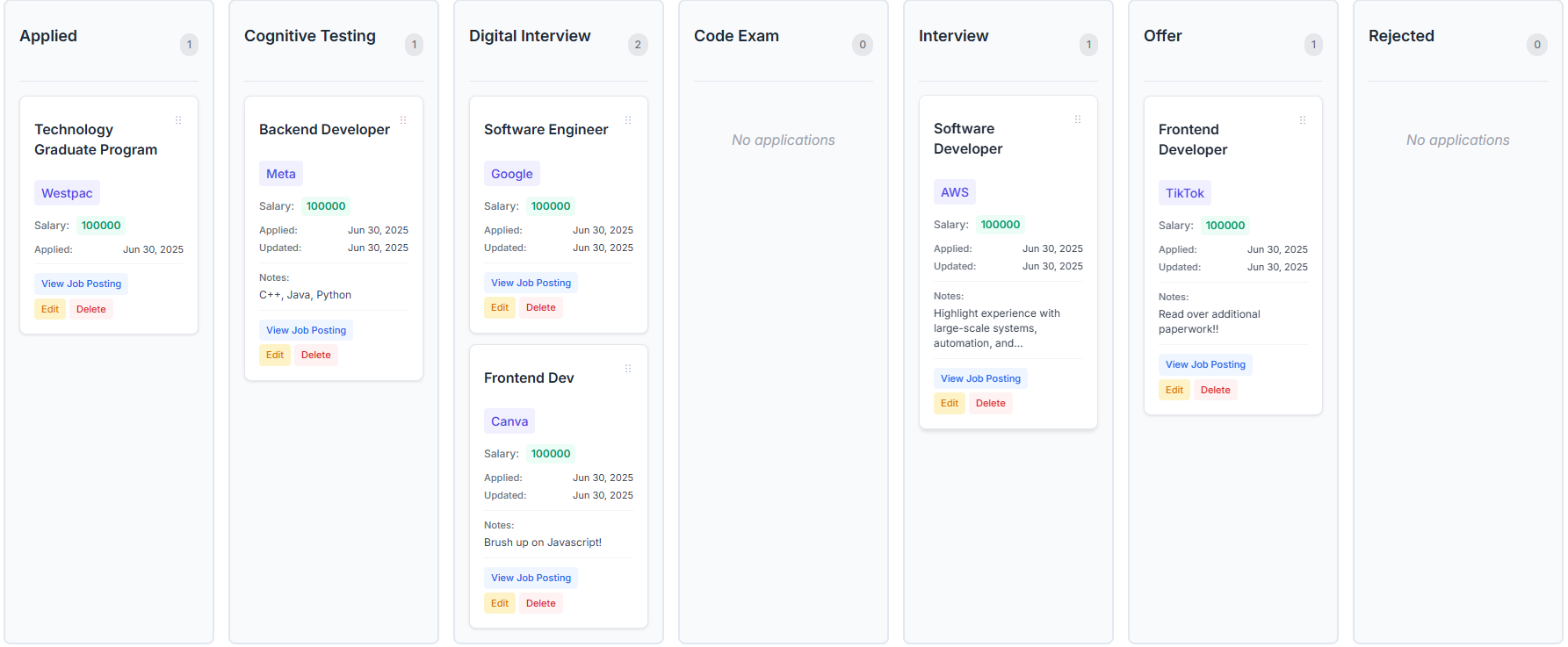 Kanban Board